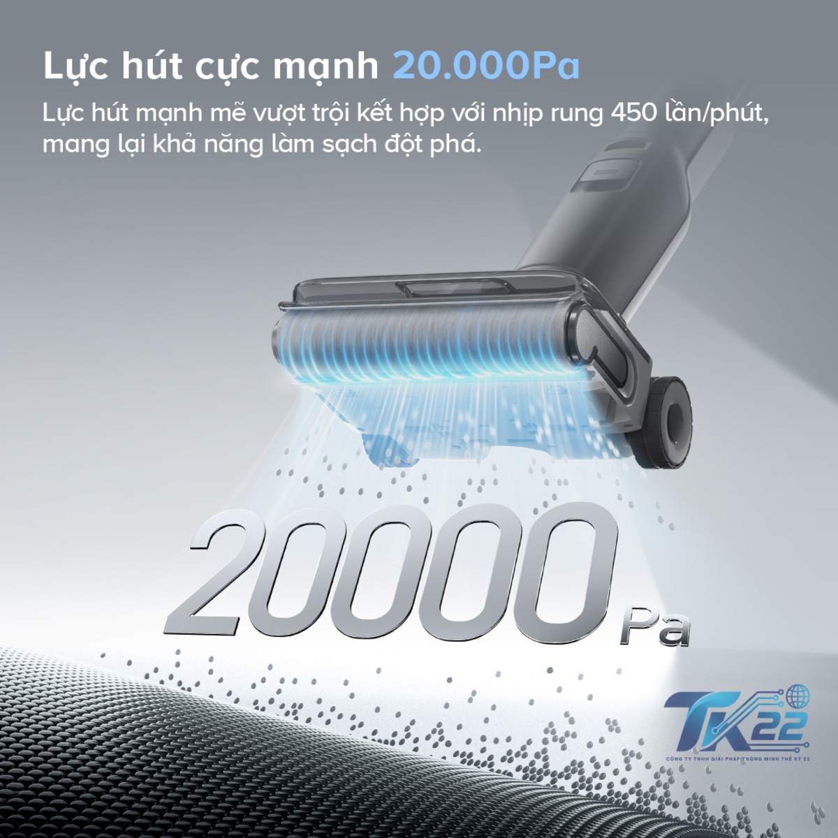 Máy hút bụi lau nhà Roborock F25 Ace nhìn tổng thể