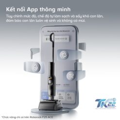 Trạm sạc Smart Wash Roborock F25 Ace tự giặt sấy con lăn